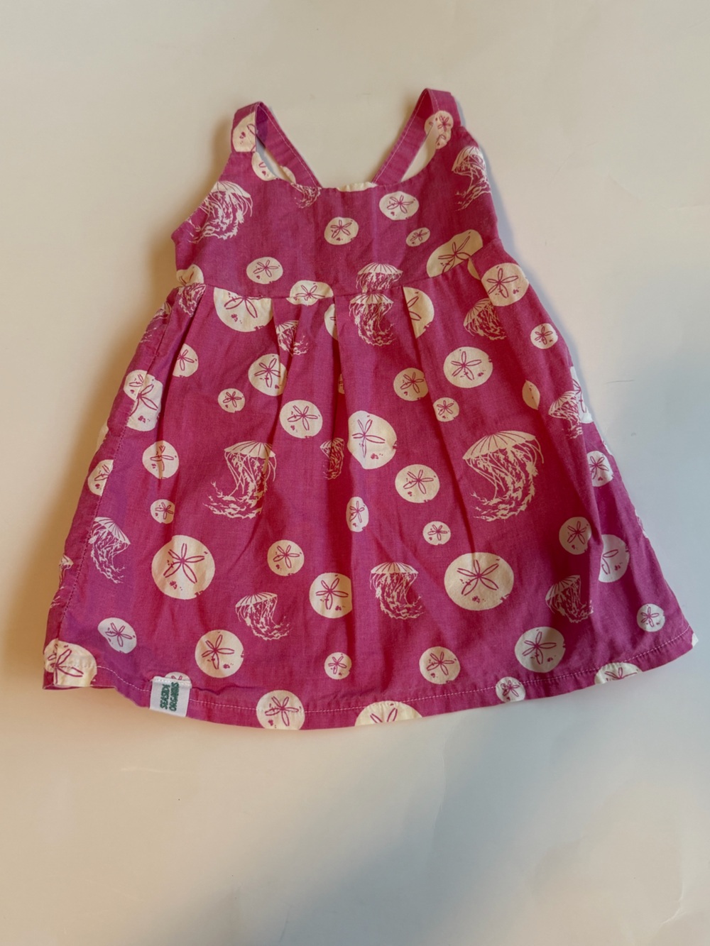 10/$25 Baby Girl Seaside Organics Dress 0-3 Months